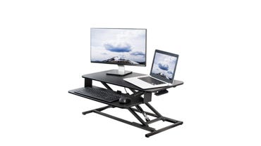 VIVO Height Adjustable: 32-inch stand up desk converter