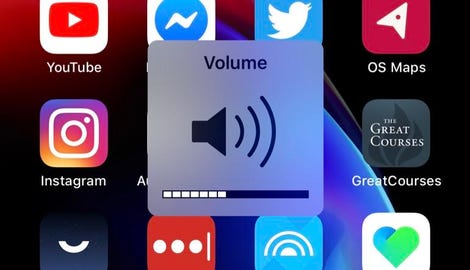 iOS volume control
