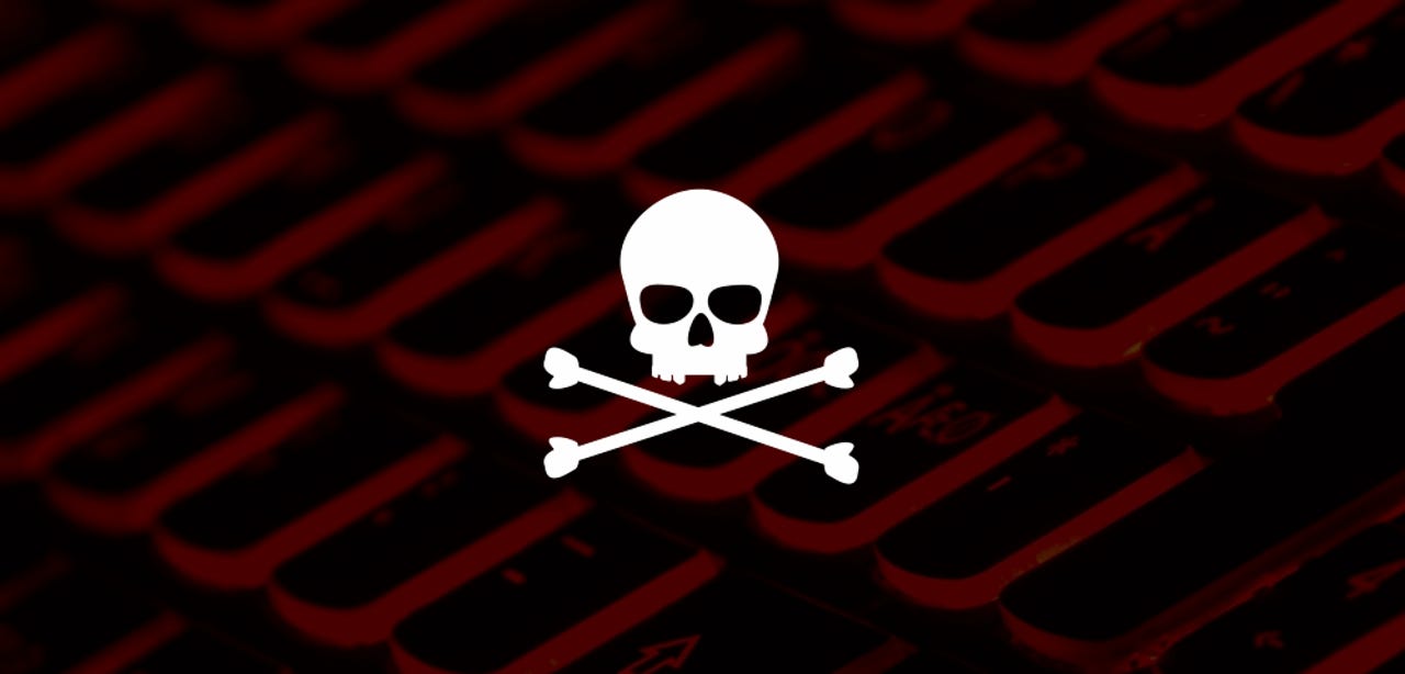 malware skull cyber