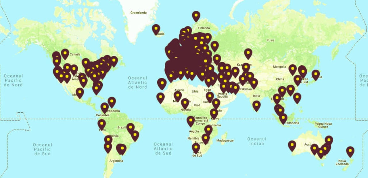 botnet ddos map world globe cyber