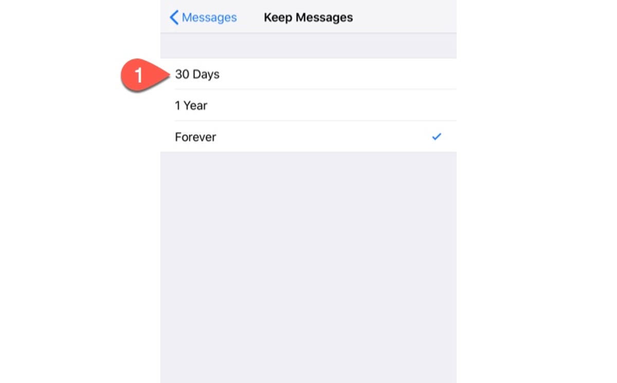 Set messages to auto-delete