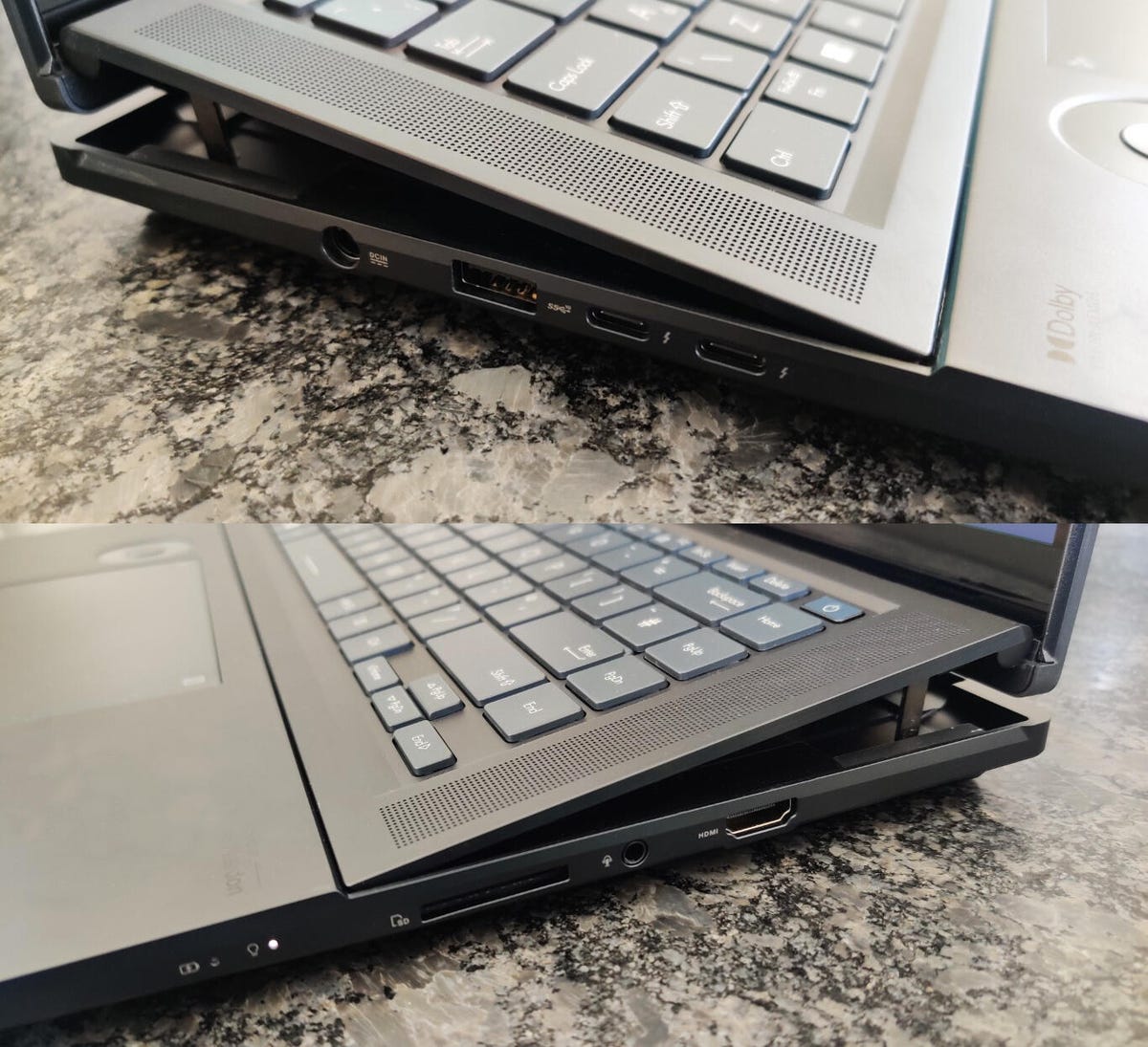 Asus Zenbook Pro 16X OLED (UX7602): ports