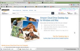 Ignore the Web page, the Amazon Cloud Drive App. will run on XP.