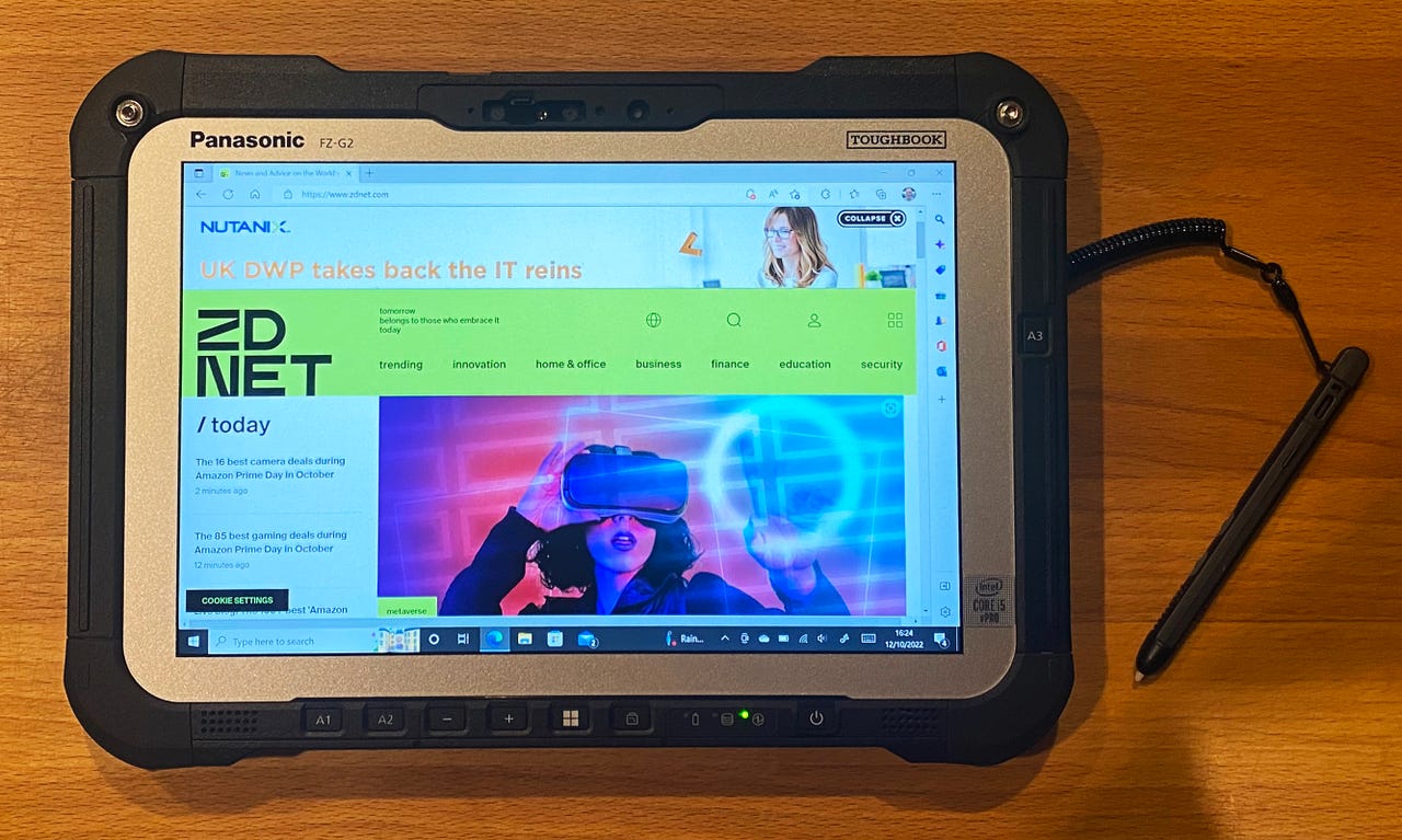 Panasonic Toughbook G2 review: Rugged, compact and configurable