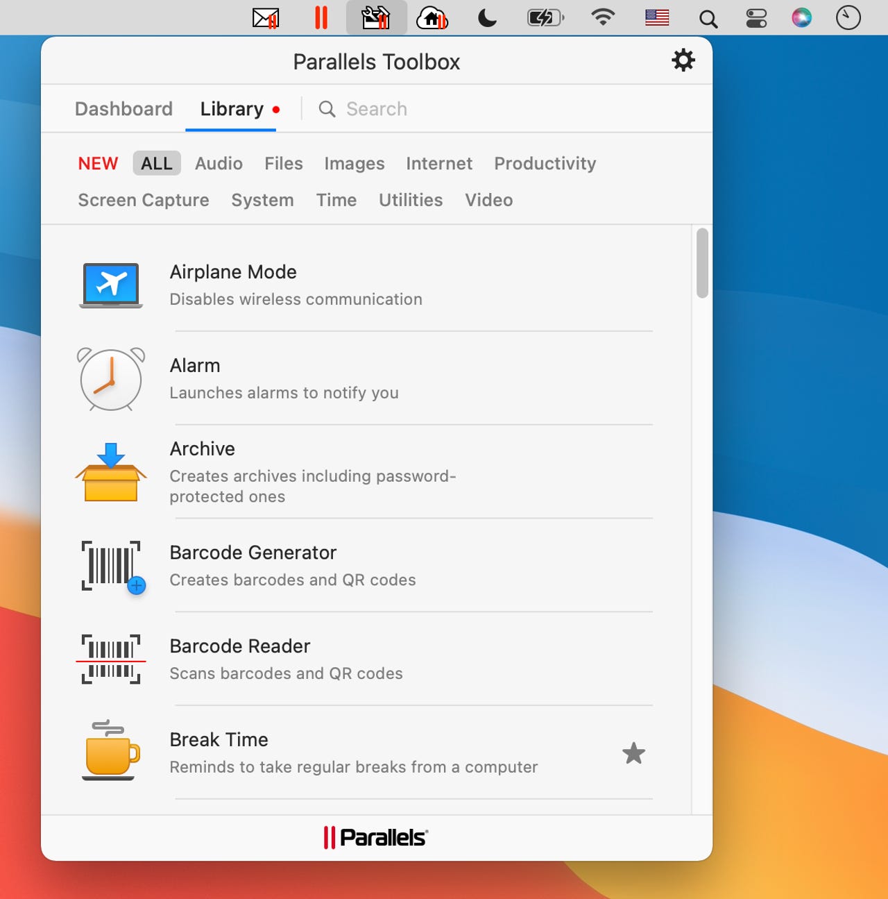 Parallels Toolbox 5.0 for Mac