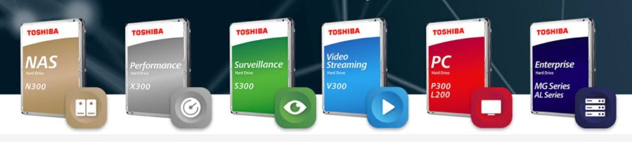 Boghandel hvorfor ikke dessert Toshiba follows WD in colour-coding its hard drives, but with different  colours | ZDNET