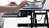 Easily switch to standing while you work with this desk converter that's on sale