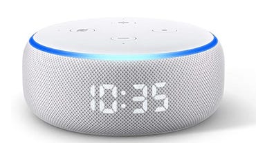 Amazon Echo Dot with Clock