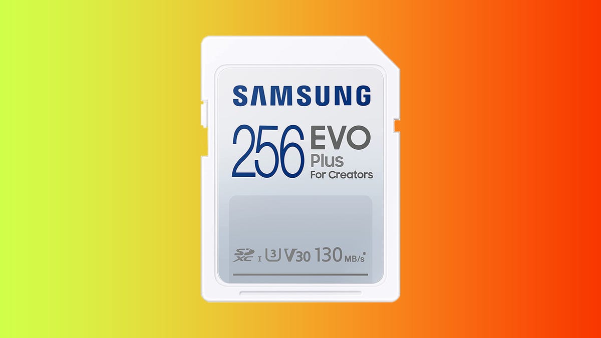 SD card deal: Samsung's 256GB EVO Plus SDXC card is $21 | ZDNET