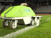 Robots on the gridiron: Bots are painting lines on sports fields