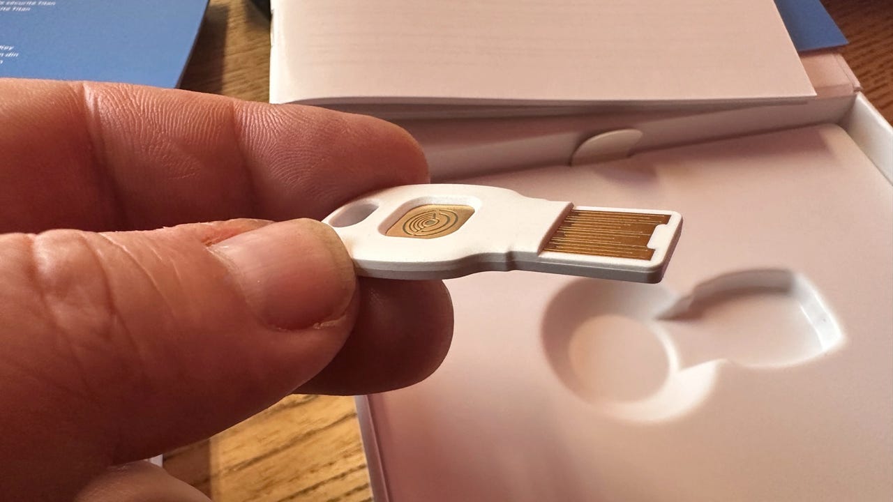 USB-A Titan security key.