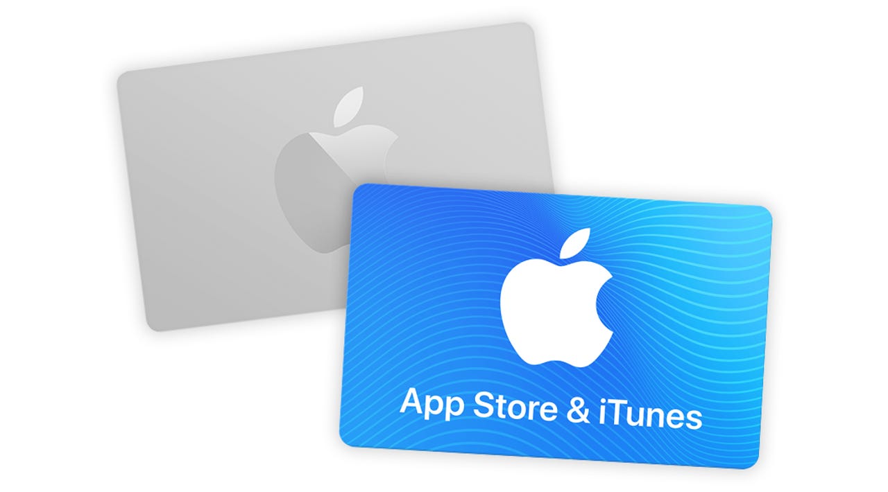 iTunes Apple store gift cards