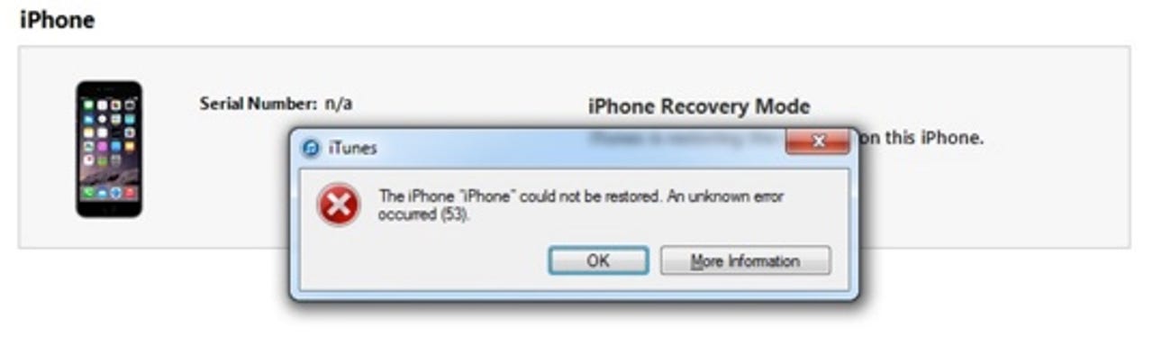 iPhone 'Error 53' - What we know