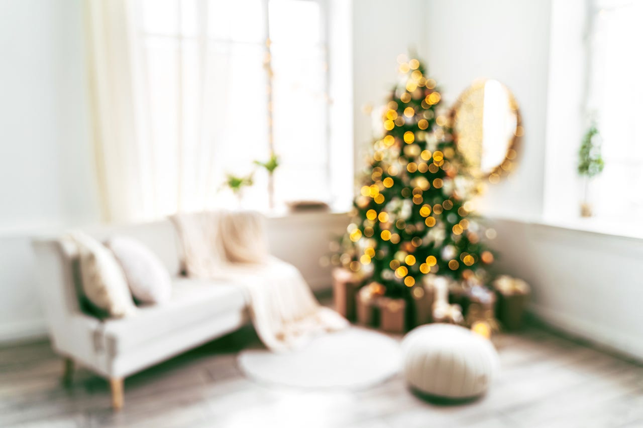 Christmas living room background