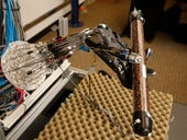Five-fingered robot hand has a mind of its own