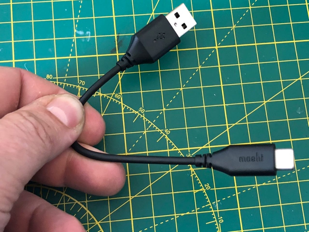 USB-C-to-USB-A cables also everywhere