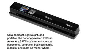 IRIScan Anywhere 3 WiFi portable scanner