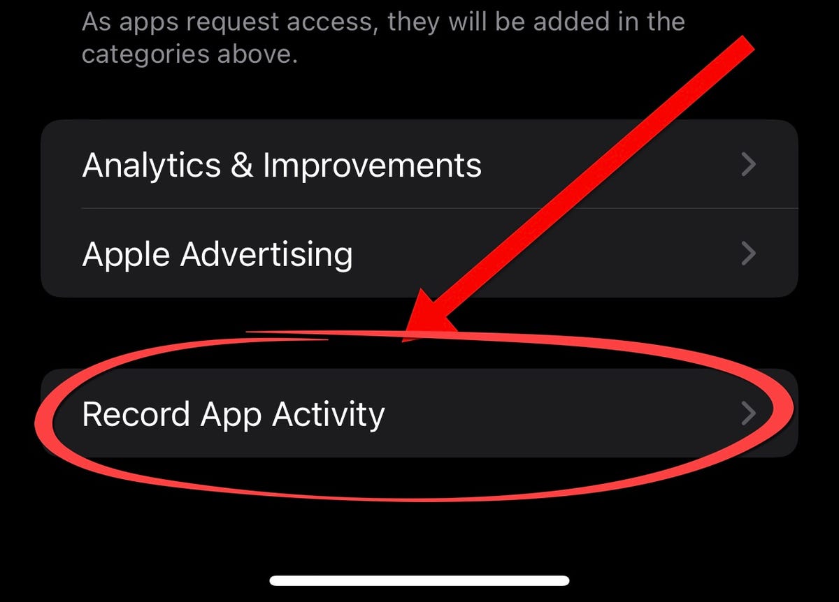 Record App Activity