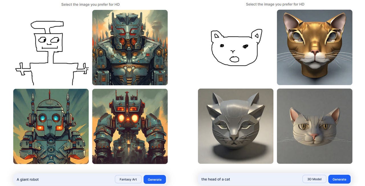 AI images with Stable Doodle AI