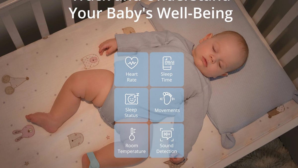 New ‘smart sock,’ camera and app let you track your baby’s sleep and heart rate in real time