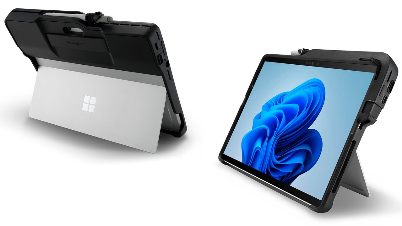 Kensington BlackBelt Rugged Case with Integrated Mobile Dock for Surface Pro 8