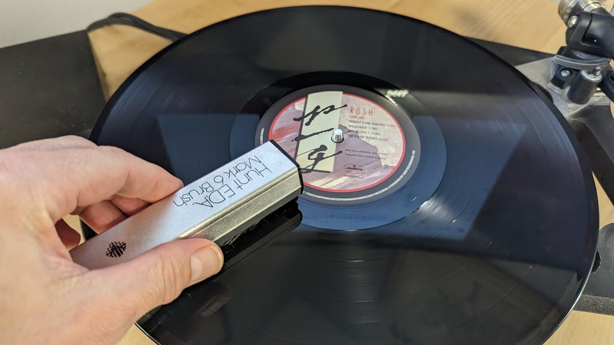 If vinyl is your jam, you need this $30 brush to keep those records clean