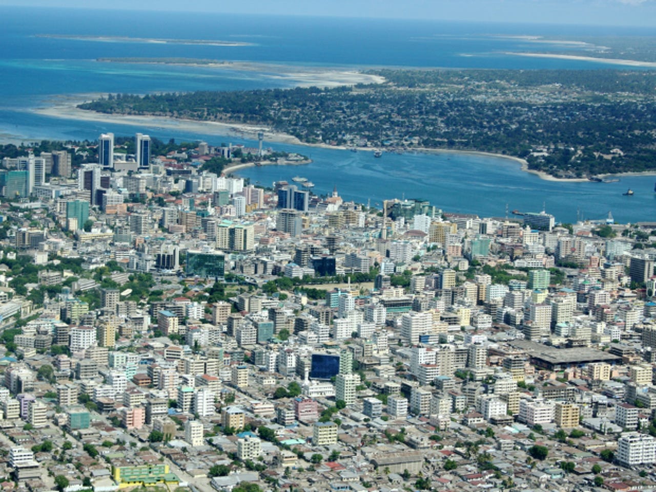 Dar es Salaam, the site of Microsoft's next white space broadband project.
