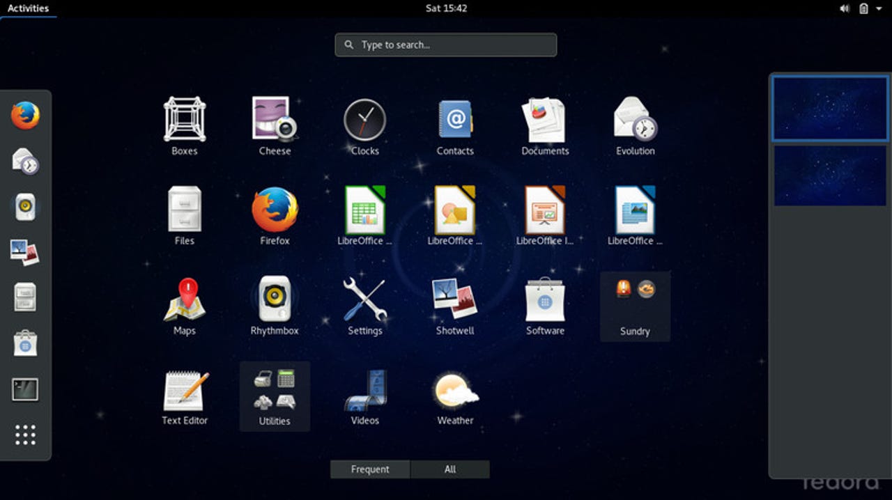 Fedora 24 GNOME 3.20