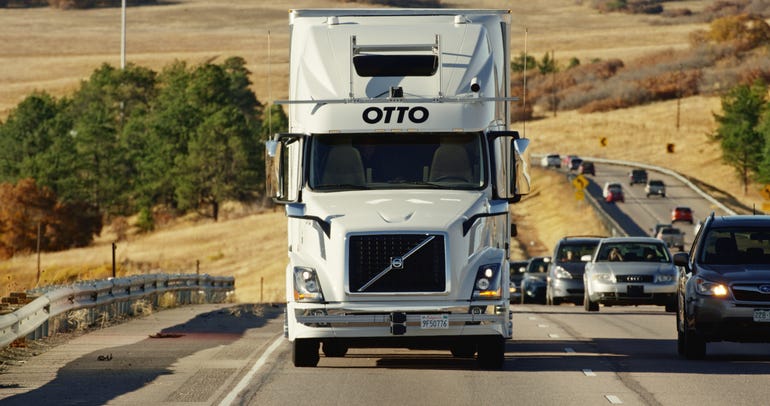 Otto self-driving truck