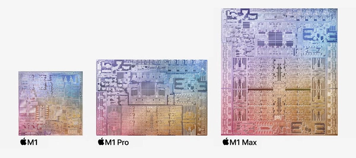 M1 vs M1 Pro vs M1 Max