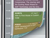 SAP iPhone event scheduler
