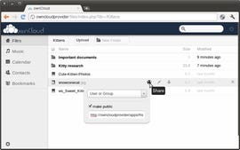 Want your own personal cloud? Check out ownCloud.