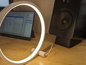 This $30 circle LED lamp transformed my desk and I love it