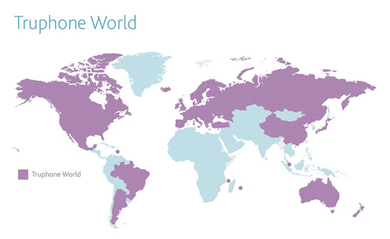 Truphone World announced for international service across 66 countries