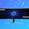 Samsung - CRG9 Series Odyssey 49" LED Curved Dual QHD