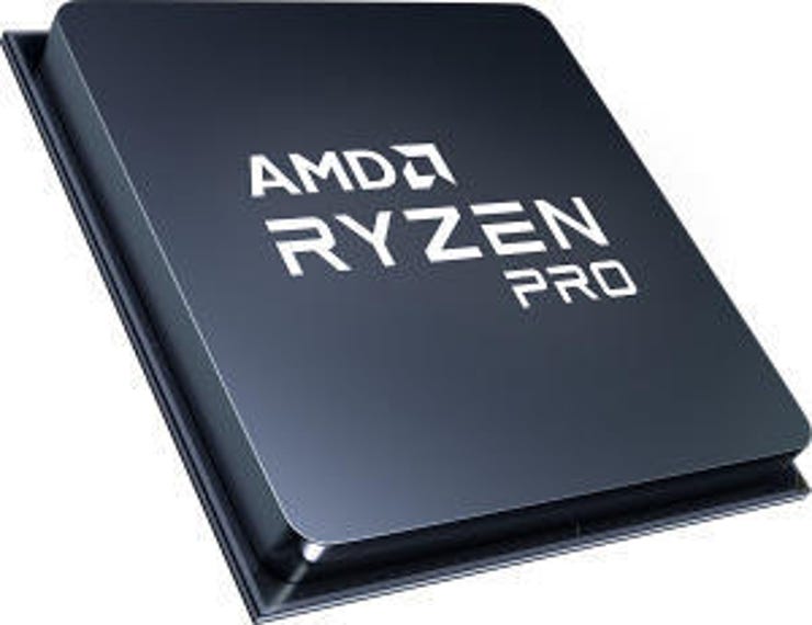 Chip Shot: AMD Ryzen™ PRO Desktop Processor 2020 (Top left, PNG)