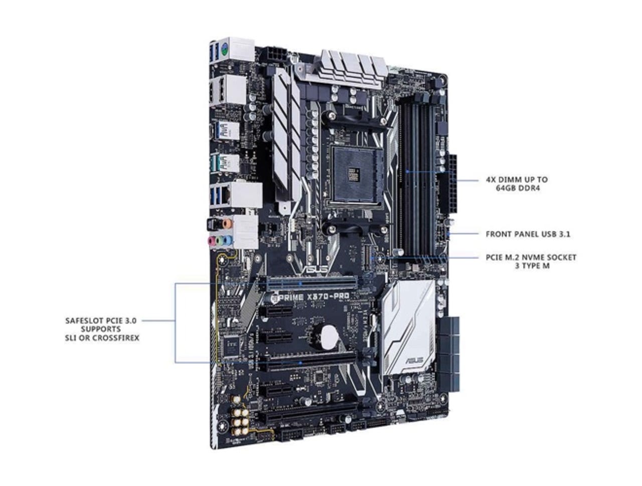 Motherboard: ASUS Prime X370-Pro AM4