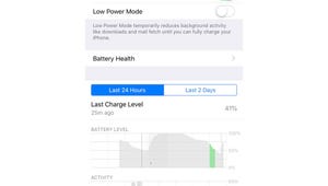iOS 12 battery details