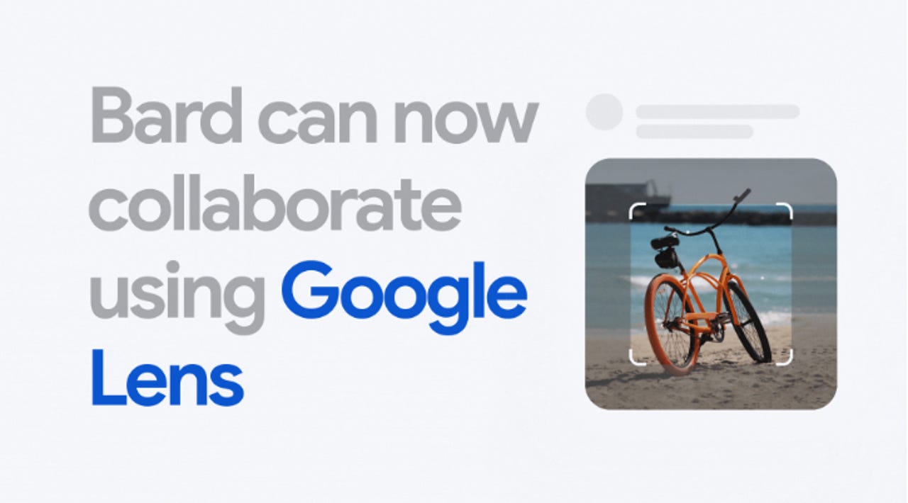 Google Bard using Google Lens update