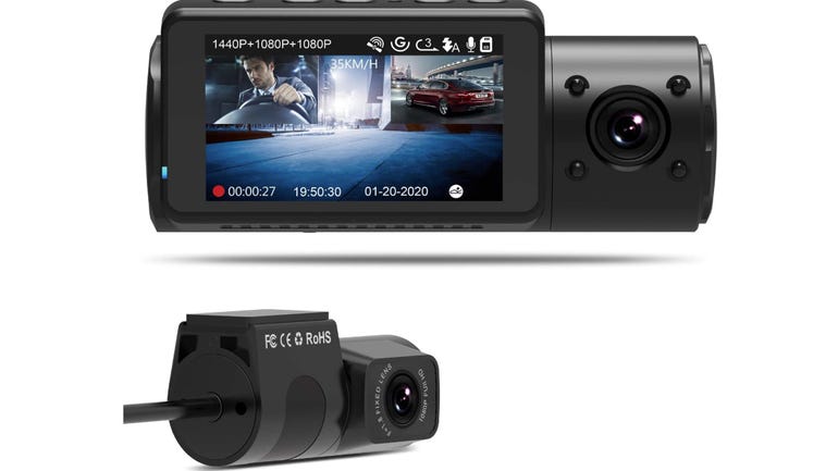 Hands on with the Vantrue OnDash N4 dash cam three channels in one with great all-round vision zdnet