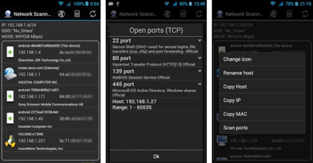 Network Scanner (Android only)