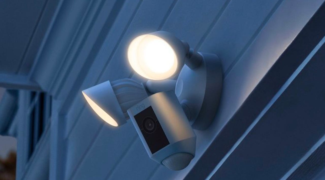 ring floodlight camera and security camera