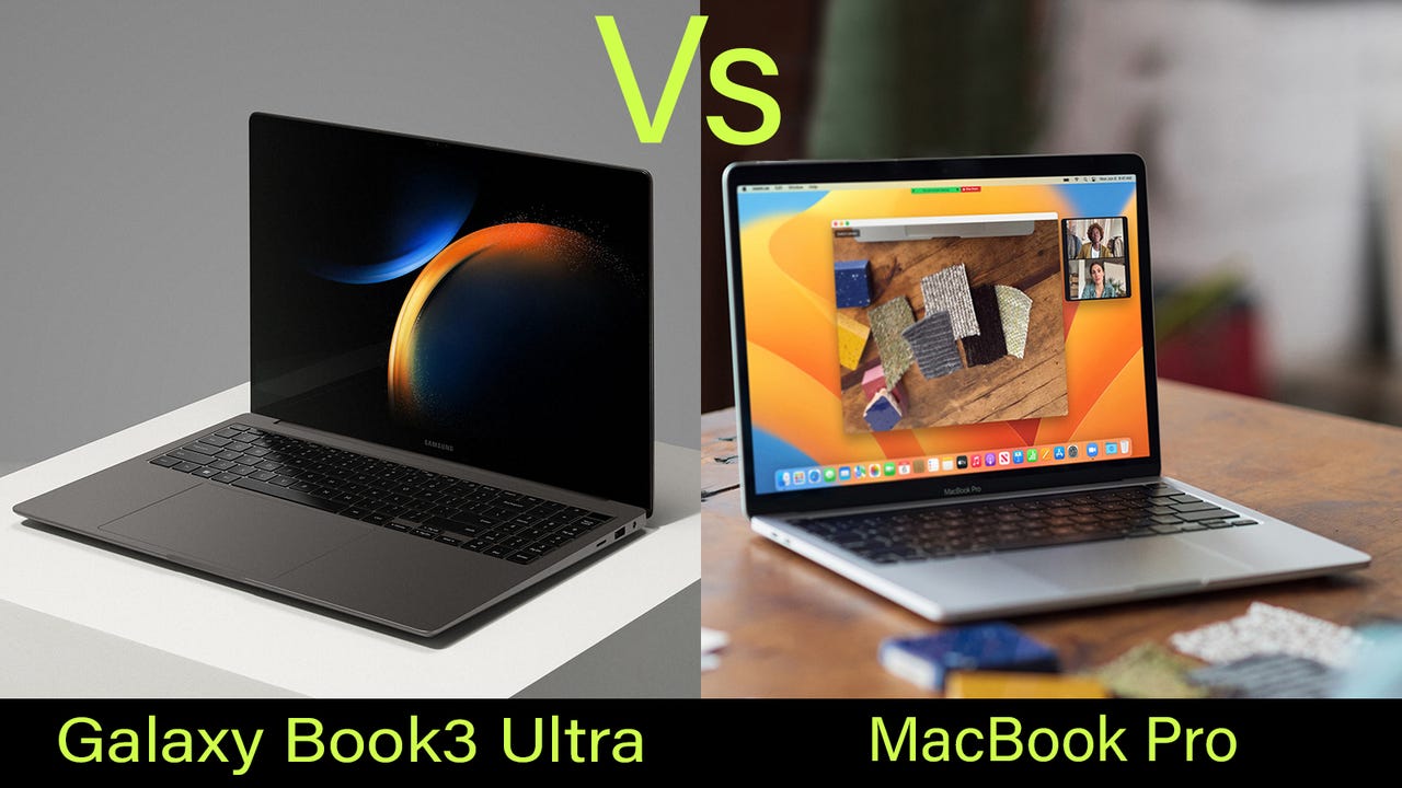 Galaxy Book 3 Ultra vs MacBook Pro