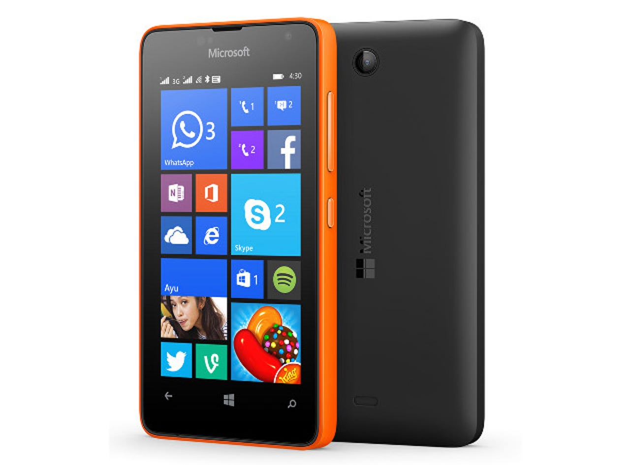 The dual-SIM Lumia 430.