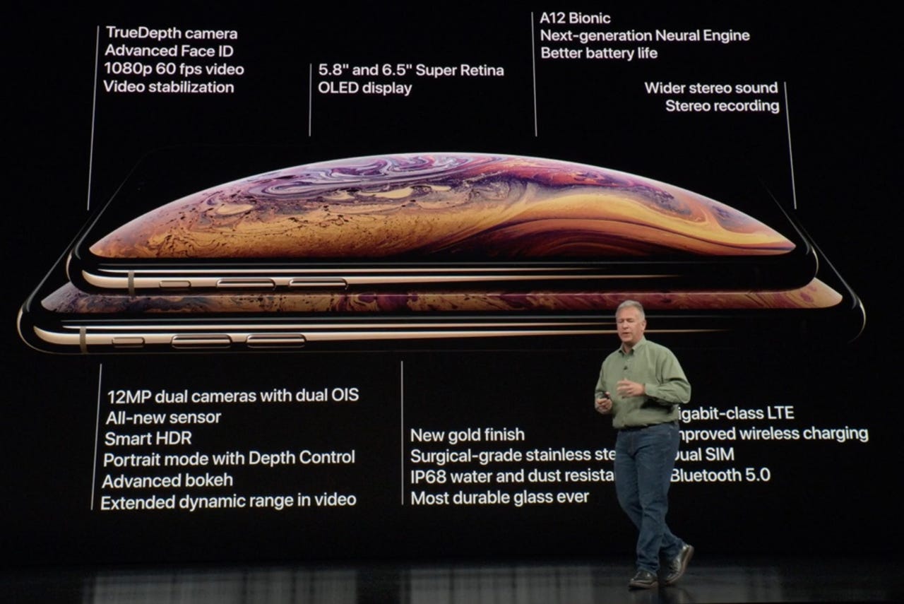 iPhone XS and iPhone XS Max tech spec highlights
