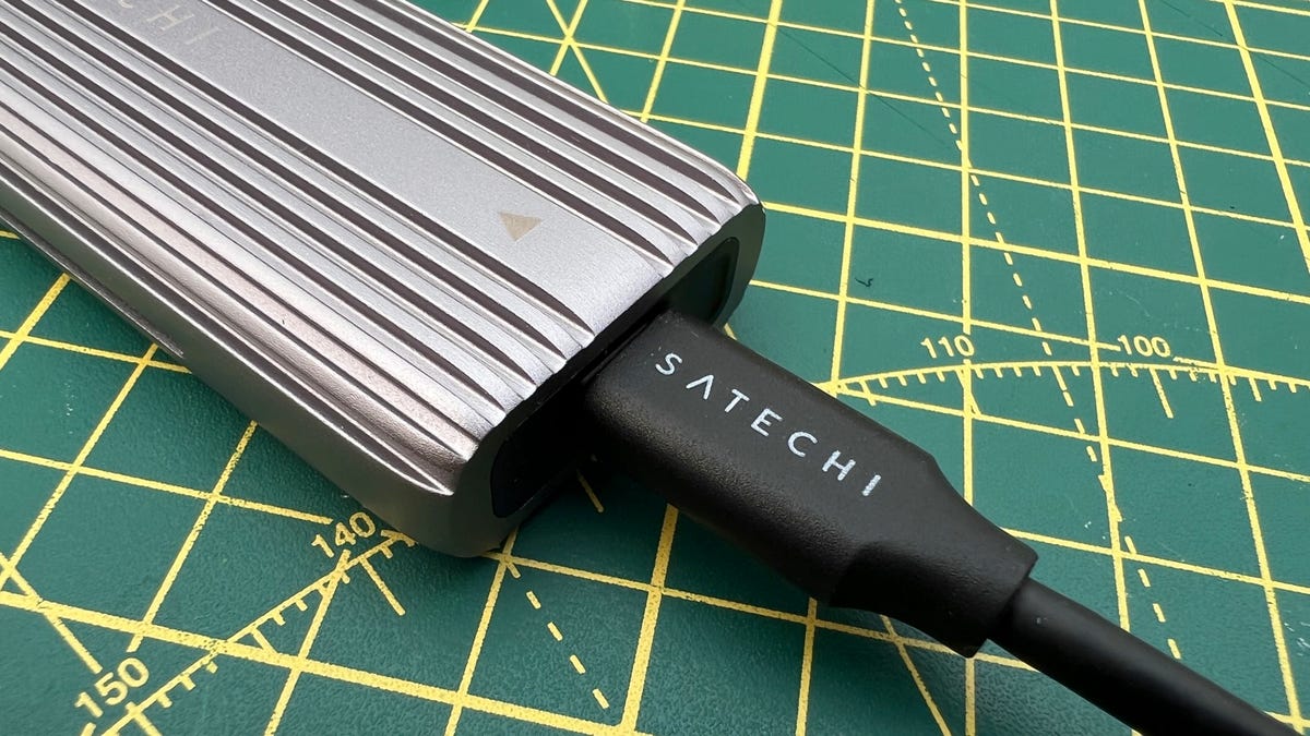 Assemble your own portable storage with this Satechi SSD enclosure