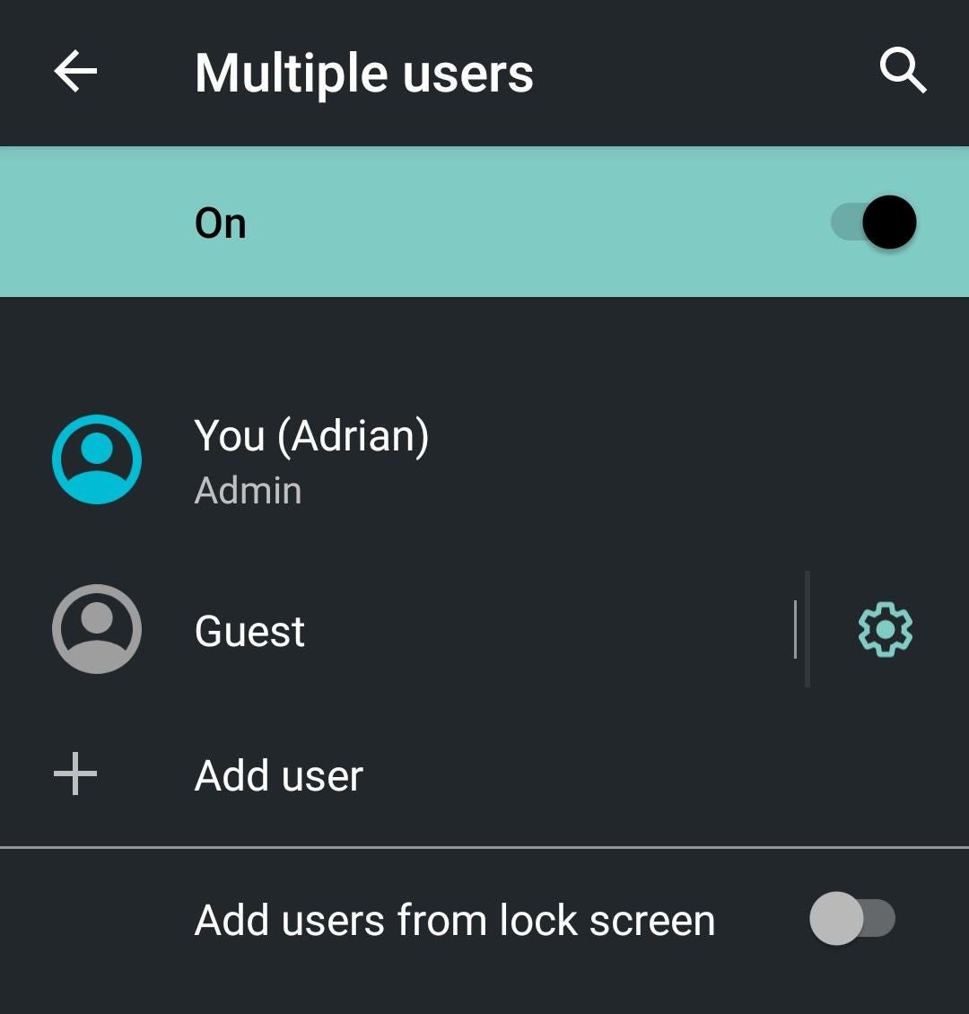 Guest Mode on Android