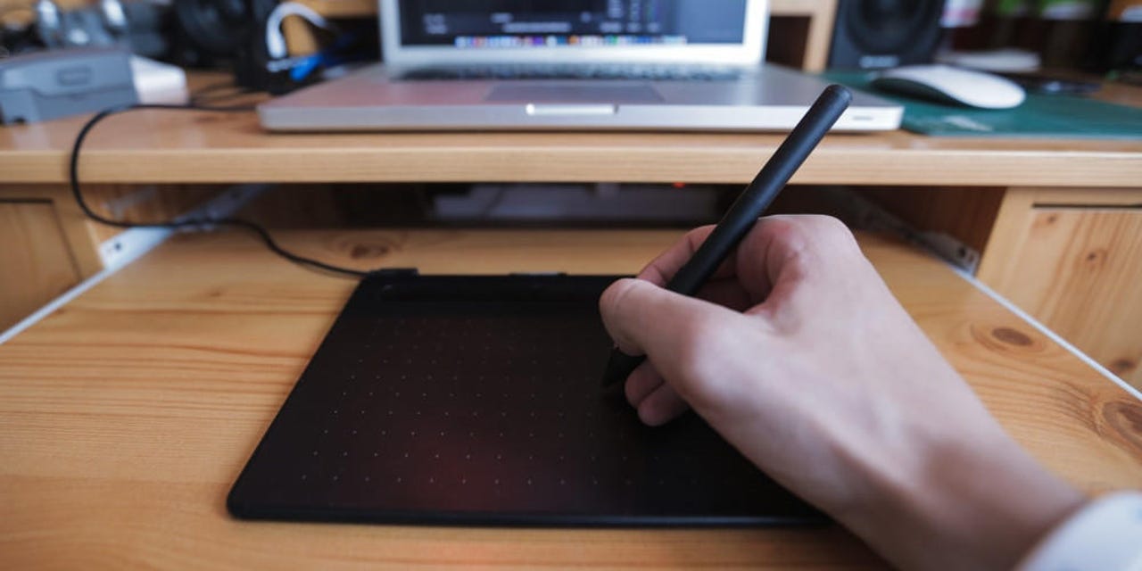 Wacom drawing tablet