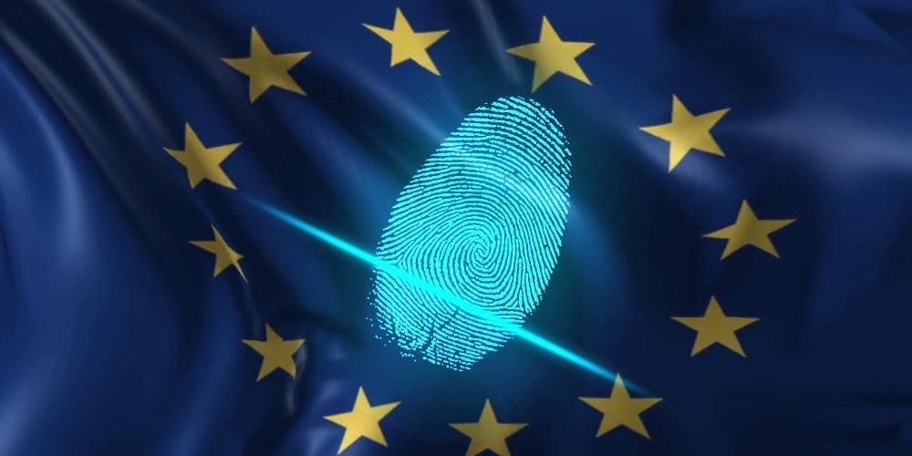 EU flag biometrics