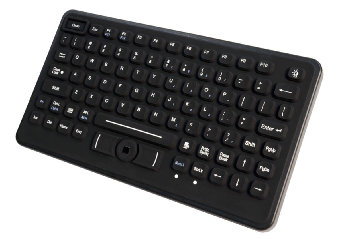 Stealth 861-DP2-USB is an industrial desktop rugged keyboard